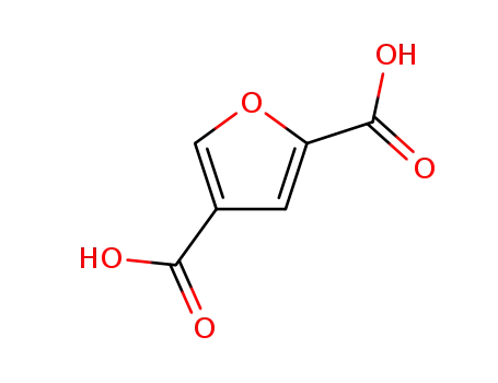 Molecular Structure of 4282-28-4 (furan-2,4-dicarboxylic acid)