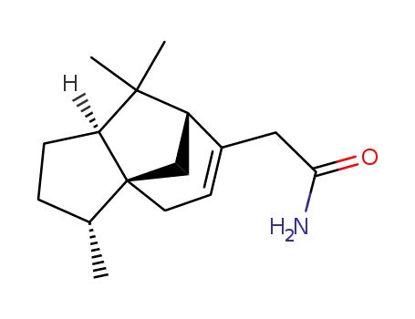 2-((3R,3aS,7R,8aS)-3,8,8-Trimethyl-2,3,4,7,8,8a-hexahydro-1H-3a,7-methano-azulen-6-yl)-acetamide