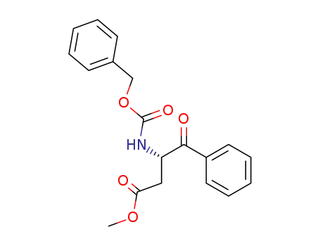 (3S)-methyl 3-(benzyloxycarbonylamino)-4-oxo-4-phenylbutanoate