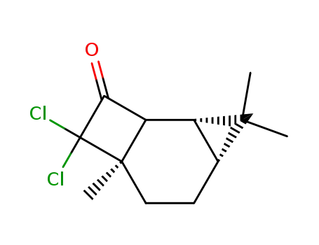(2R,4R,7R)-8,8-Dichloro-3,3,7-trimethyl-tricyclo[5.2.0.02,4]nonan-9-one