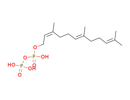 Molecular Structure of 40716-68-5 (Diphosphoric acid, mono(3,7,11-trimethyl-2,6,10-dodecatrienyl) ester,
(Z,E)-)