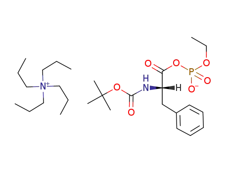 tetrapropylammonium N-(tert-butyloxycarbonyl)-L-phenylalanyl ethyl phosphate