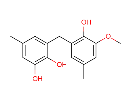3-(2-hydroxy-3-methoxy-5-methyl-benzyl)-5-methyl-benzene-1,2-diol