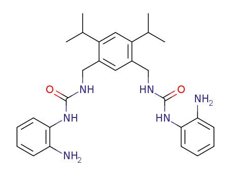 4,6-diisopropyl-1,3-bis[methylene-(N'-2-aminophenylureylene)]-m-xylene