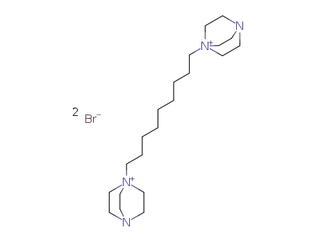 1-Azo-4-(9'-{1''-azonia-4''-azobicyclo[2.2.2]octyl}-1'-nonyl)bicyclo[2.2.2]octane dibromide
