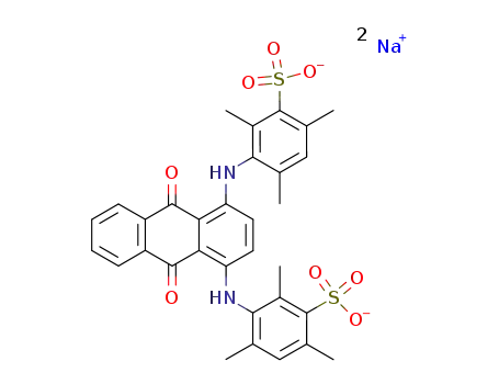 Molecular Structure of 4474-24-2 (Acid Blue 80)