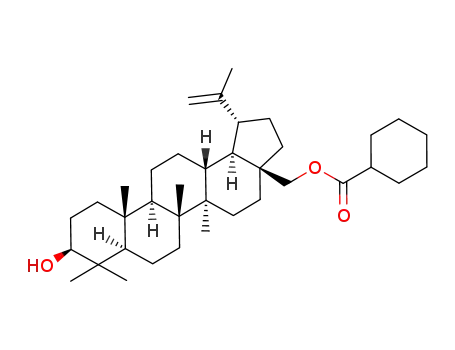 Cyclohexanecarboxylic acid (1R,3aS,5aR,5bR,7aR,9S,11aR,11bR,13aR,13bR)-9-hydroxy-1-isopropenyl-5a,5b,8,8,11a-pentamethyl-icosahydro-cyclopenta[a]chrysen-3a-ylmethyl ester