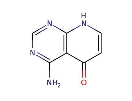 Molecular Structure of 306960-30-5 (4-AMINOPYRIDO[2,3-D]PYRIMIDIN-5(8H)-ONE)