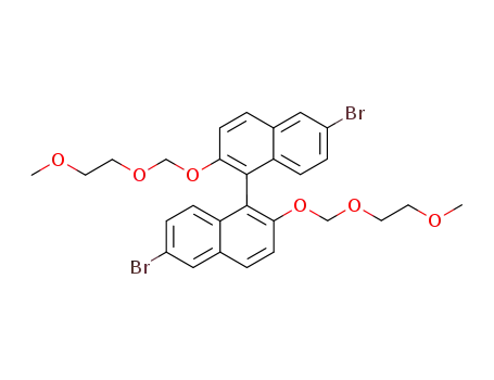 (R)-6,6'-dibromo-2,2'-bis(methoxyethoxymethyloxy)-1,1'-binaphthyl
