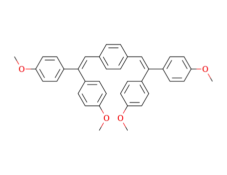 1,4-bis[2,2-bis(4-methoxyphenyl)ethenyl]benzene