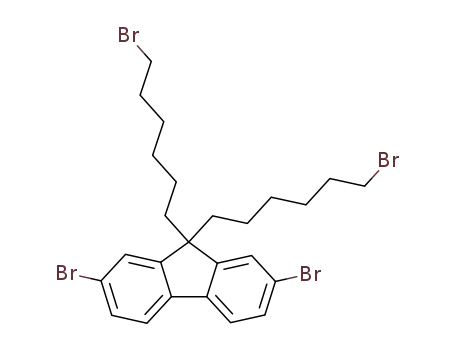2,7-dibromo-9,9-bis(6-bromohexyl)fluorene