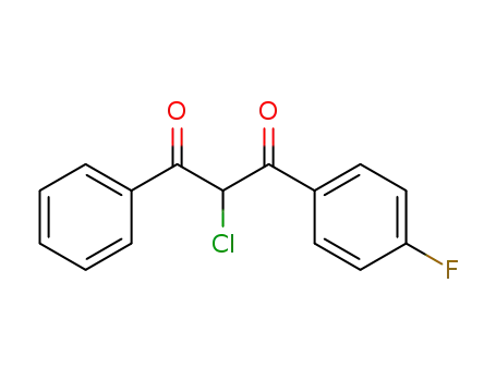 2-chloro-1-(4-fluoro-phenyl)-3-phenyl-propane-1,3-dione