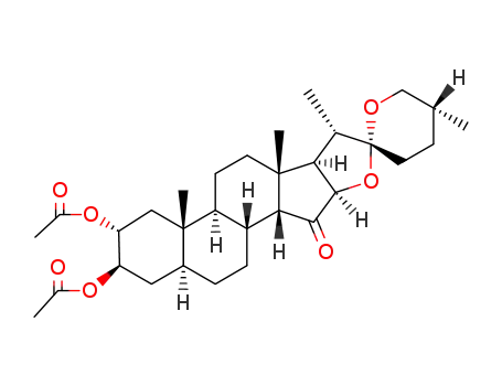 (25R)-2α,3β-diacetoxy-5α,14β-spirostan-15-one