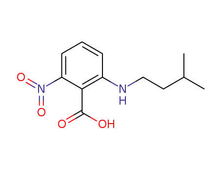 2-(3-methylbutylamino)-6-nitrobenzoic acid