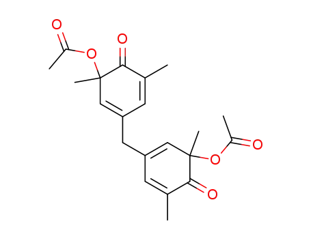 bis-(3,5-dimethyl-3-acethoxy-4-oxocyclohexa-1,5-dienyl)methane