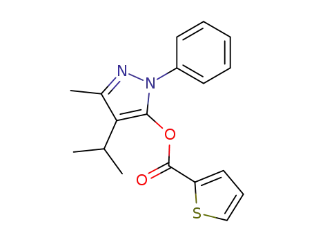 (4-isopropyl-3-methyl-1-phenyl-1H-pyrazol-5-yl) 2-thiophenecarboxylate