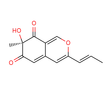 (R,E)-7-hydroxy-7-methyl-3-(prop-1-en-1-yl)-6H-isochromene-6,8(7H)-dione