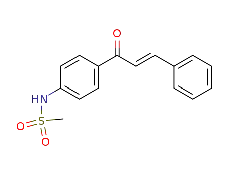 N-(4-cinnamoylphenyl)methanesulfonamide