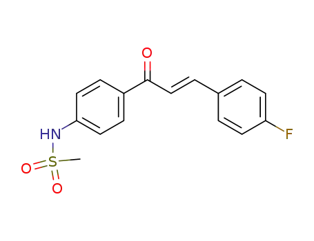 N-{4-[3-(4-fluoro-phenyl)-acryloyl]-phenyl}-methanesulfonamide