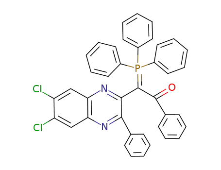2-(6,7-dichloro-3-phenyl-quinoxalin-2-yl)-1-phenyl-2-(triphenyl-λ5-phosphanylidene)-ethanone