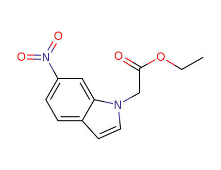 (6-nitro-indol-1-yl)-acetic acid ethyl ester