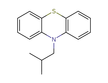 Molecular Structure of 68825-24-1 (10H-Phenothiazine, 10-(2-methylpropyl)-)
