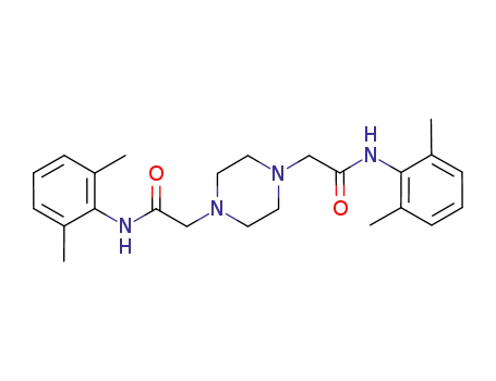 2,2'-(piperazine-1,4-diyl)bis(N-(2,6-dimethylphenyl)acetamide)