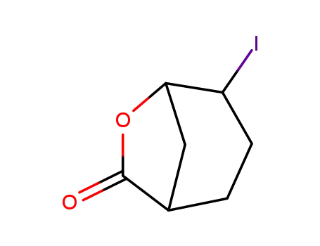 endo-4-iodo-6-oxabicyclo<3,2,1>octan-7-one