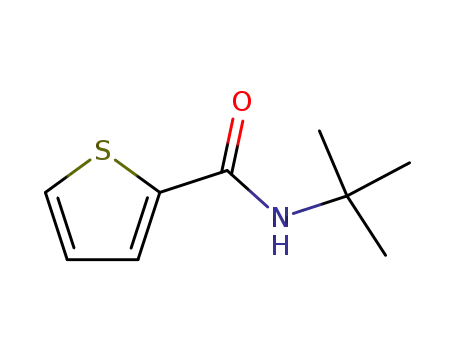 Molecular Structure of 90642-98-1 (N-(tert-butyl)-2-thiophenecarboxamide)
