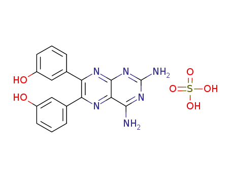3-[2,4-diamino-6-(3-hydroxyphenyl)pteridin-7-yl]phenol sulfate