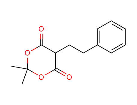 1,3-Dioxane-4,6-dione, 2,2-dimethyl-5-(2-phenylethyl)-