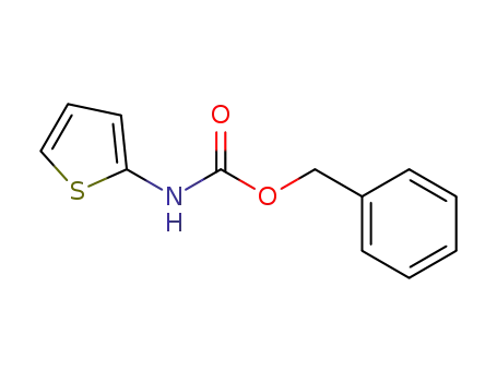 Molecular Structure of 64307-10-4 (Carbamic acid, 2-thienyl-, phenylmethyl ester)