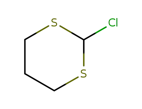 Molecular Structure of 57529-04-1 (1,3-Dithiane, 2-chloro-)