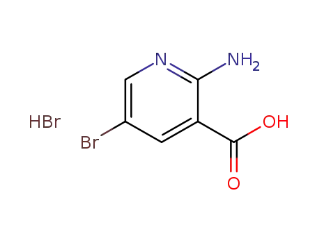 Molecular Structure of 52963-33-4 (2-AMino-5-broMo-nicotinicacidhydrobroMide)