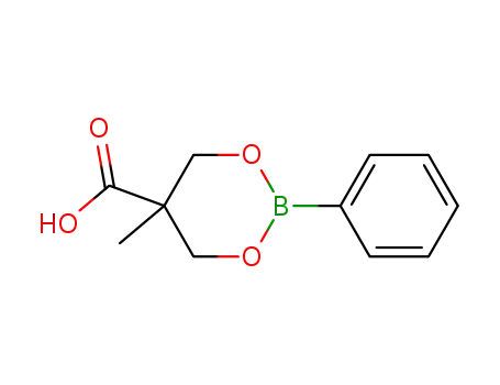 5-methyl-2-phenyl-1,3,2-dioxaborinane-5-carboxylic Acid