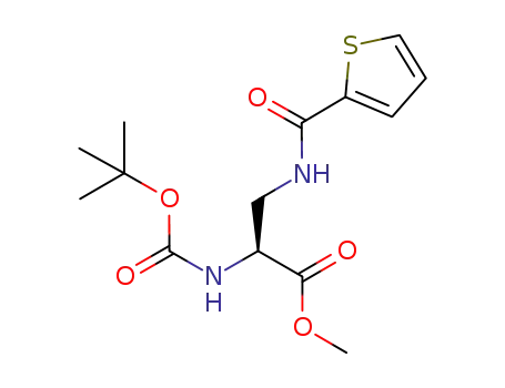 methyl 3-(2-thenoylamide)-N-[(1,1-dimethylethoxy)carbonyl]-L-alanine