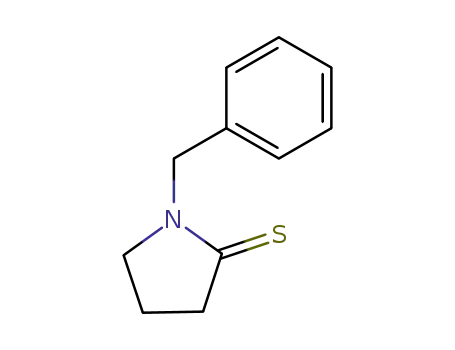 Molecular Structure of 17642-88-5 (2-Pyrrolidinethione, 1-(phenylmethyl)-)
