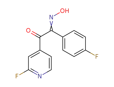 1-(4-fluorophenyl)-2-(2-fluoro-4-pyridyl)ethane-1,2-dione 1-oxime