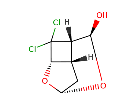 5,5-dichloro-2,9-dioxatricyclo[3.2.2.03,7]nonan-3-ol