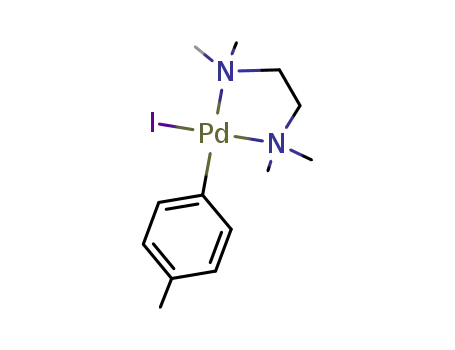 {PdI(p-tolyl)(N,N,N',N''-tetramethylethane-1,2-diamine)}
