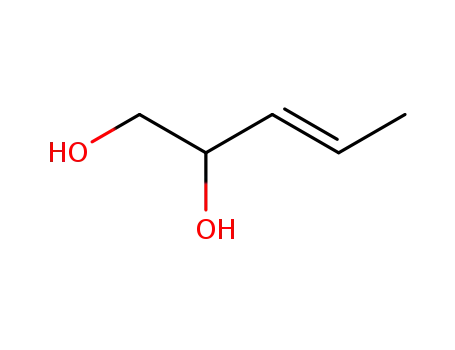 Molecular Structure of 62946-61-6 (3-Pentene-1,2-diol, (E)-)