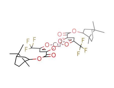 bis(bornyl-5,5,5-trifluoro-2,4-dioxopentanoato)copper(II)