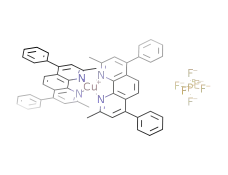 Molecular Structure of 47895-81-8 (2,9-Dimethyl-4,7-diphenyl-1,10-phenanthroline/copper(1+) complex)