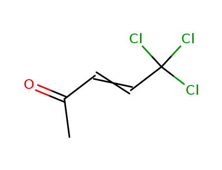 Molecular Structure of 1552-26-7 (3-Penten-2-one, 5,5,5-trichloro-)