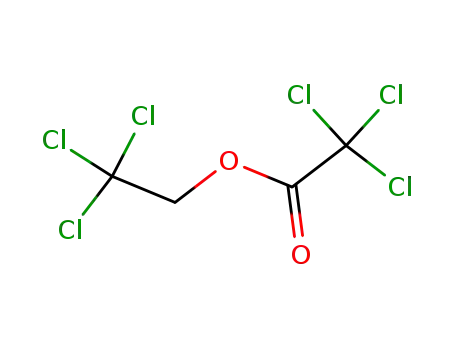 Molecular Structure of 13686-37-8 (2,2,2-trichloroethyl 2,2,2-trichloroacetate)