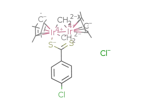 cis-[(Ir(C5(CH3)5)2(μ-CH2)2(μ-S2C-C6H4-Cl-p)]Cl