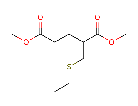 Pentanedioic acid,2-[(ethylthio)methyl]-, 1,5-dimethyl ester