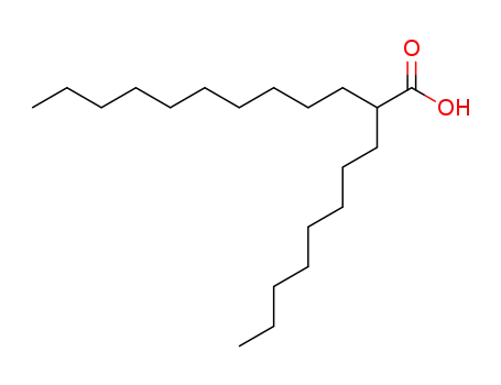 Molecular Structure of 40596-46-1 (2-octyldodecanoic acid)