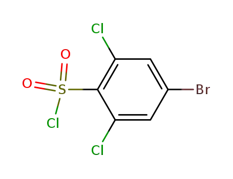 Molecular Structure of 351003-54-8 (4-Bromo-2,6-dichlorobenzenesulfonyl chloride)