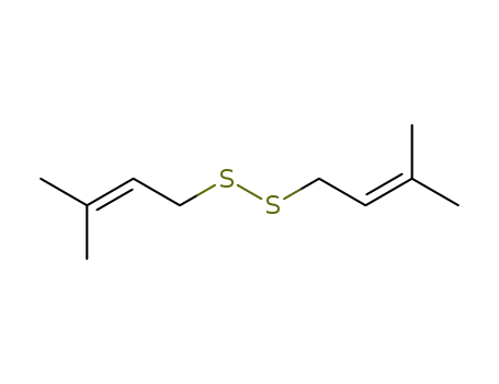 Molecular Structure of 24963-39-1 (Disulfide, bis(3-methyl-2-butenyl))